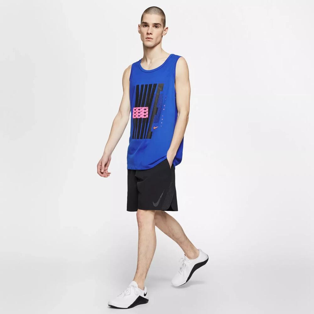 Nike Men's Dri-FIT Game Royal Training Tank Top Size S-Tall